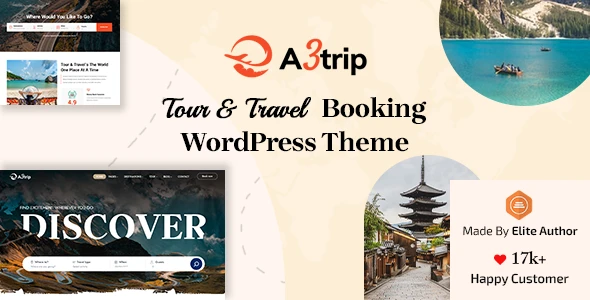 A3trip – Tours & Travels WordPress Theme